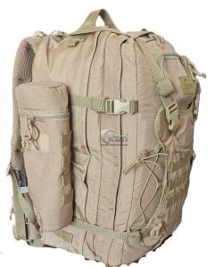 Taktik Askeri Sırt Çantası, 55+10 litre, Coyote Jandarma Kamuflaj - 55+10 Litre