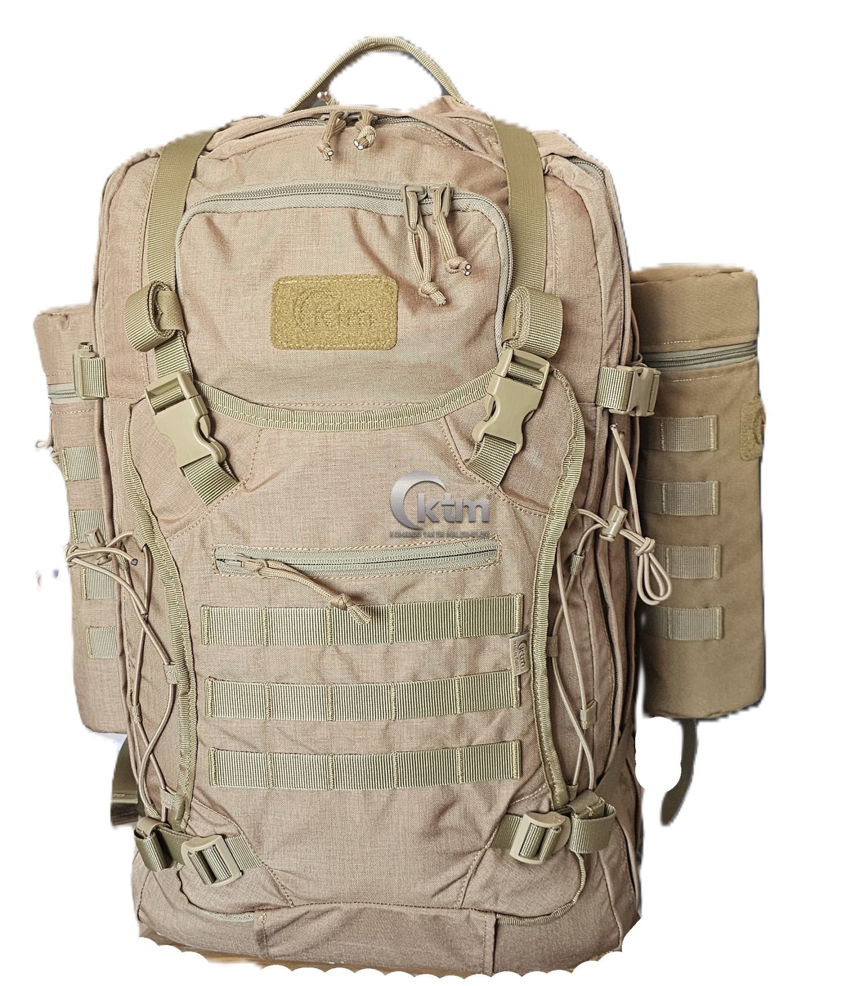 Taktik Askeri Sırt Çantası, 55+10 litre, Coyote Jandarma Kamuflaj - 55+10 Litre