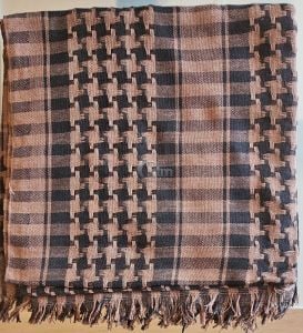 Askeri Puşi, Şal, Bandana, Eşarp Desenli Mor-Siyah Desenli