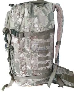 Taktik Askeri Sırt Çantası, 55+10 litre, Coyote Kara Kuvvetleri Kamuflaj - 55+10 Litre