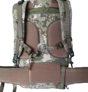 Taktik Askeri Sırt Çantası, 55+10 litre, Coyote Kara Kuvvetleri Kamuflaj - 55+10 Litre