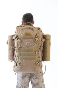 Taktik Askeri Sırt Çantası, 55+10 litre, Coyote Coyote Kamuflaj - 55+10 Litre