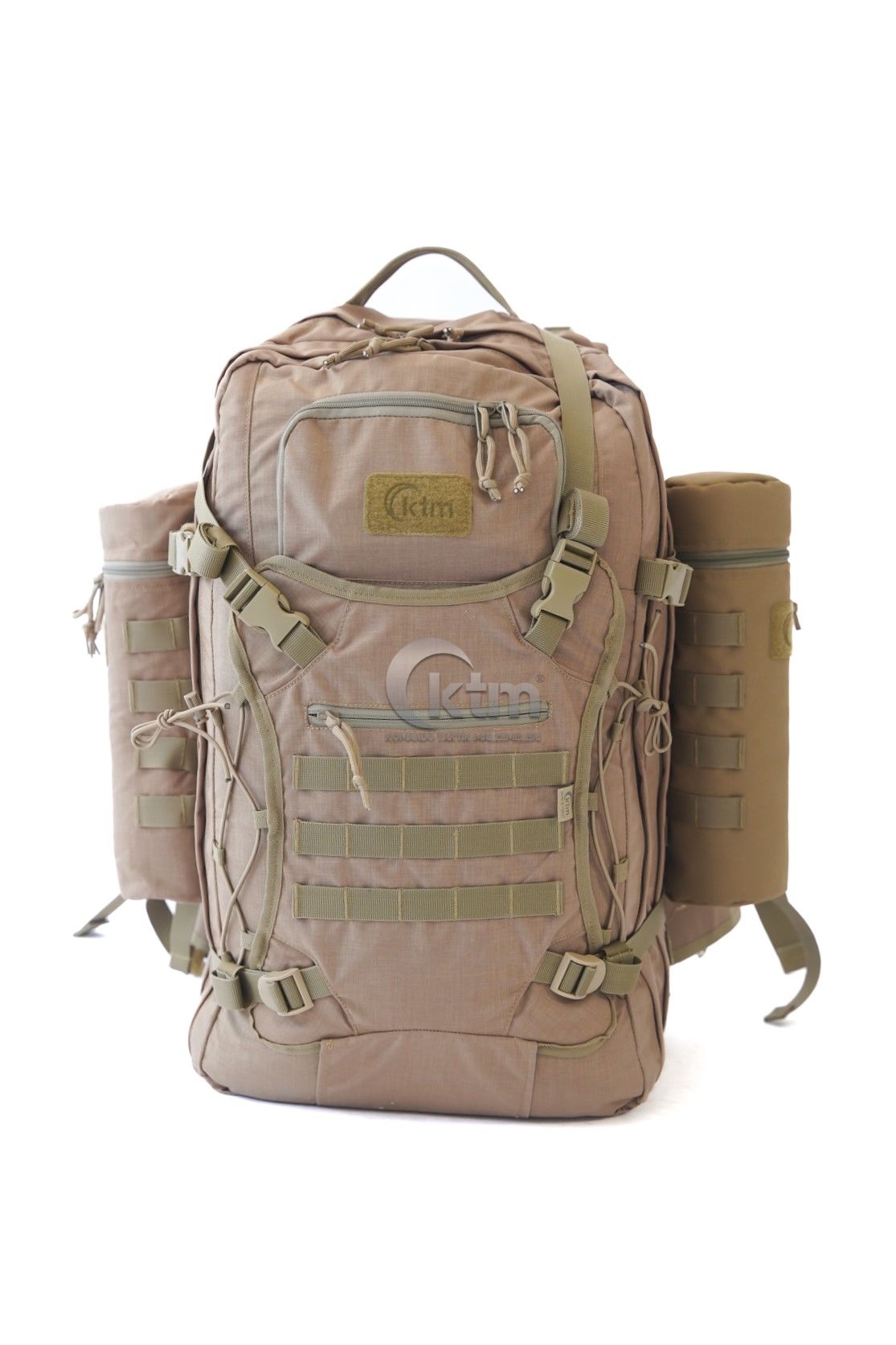 Taktik Askeri Sırt Çantası, 55+10 litre, Coyote Coyote Kamuflaj - 55+10 Litre
