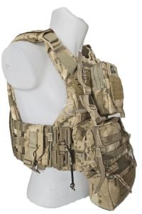 KUYAK-ATA® Makinalı Tüfek Hücum Yeleği, Model-4, Jandarma Kamuflaj