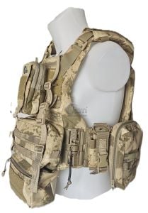 KUYAK-ATA® Makinalı Tüfek Hücum Yeleği, Model-4, Jandarma Kamuflaj