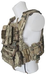 KUYAK-ATA® Makinalı Tüfek Hücum Yeleği, Model-1, Kara Kuvvetleri TSK Kamuflaj