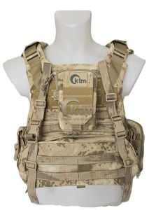 KUYAK-ATA® Makinalı Tüfek Hücum Yeleği, Model-2, Jandarma Kamuflaj
