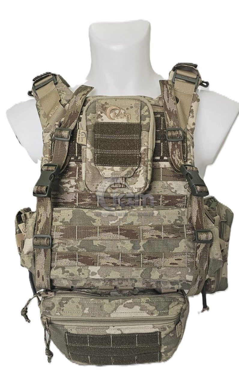 KUYAK-ATA® Makinalı Tüfek Hücum Yeleği, Model-4, Kara Kuvvetleri TSK Kamuflaj
